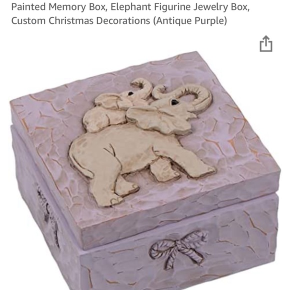 An elephant keepsake box - Picture 5 of 6